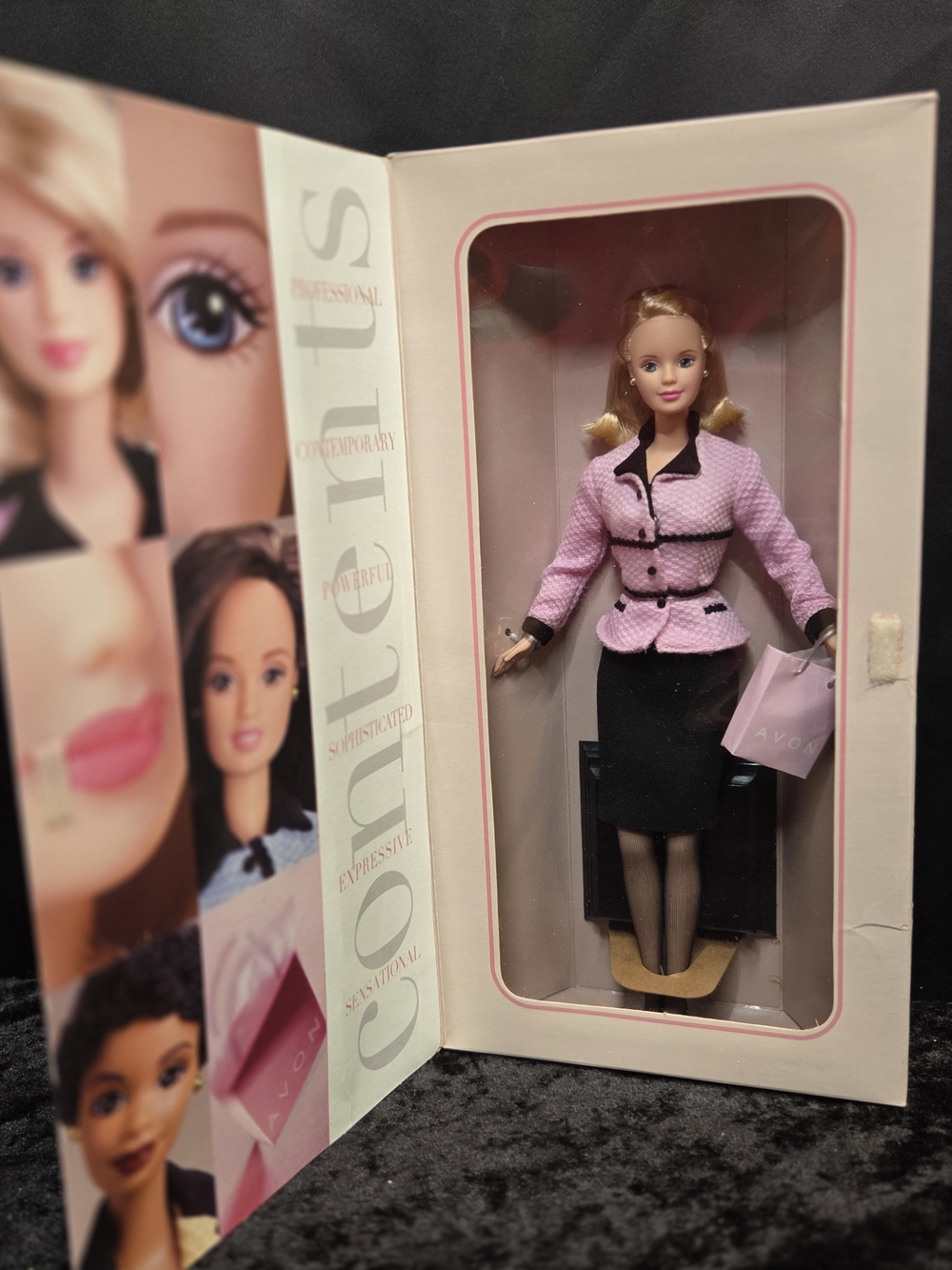 Avon Representative Barbie Doll Special Edition Blonde In Suit 1998 Mattel NIB